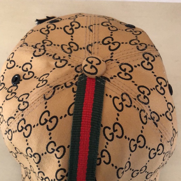 NWOT Logo (Beige) G baseball cap with house brand Bee - Picture 10 of 16